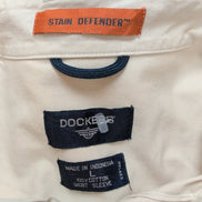 Chemise Dockers Vintage Beige avec Poche - 100% Coton - Taille L