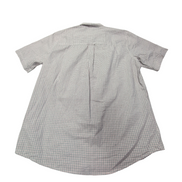 Chemise CHAPS à carreaux rouge et noir manches courtes taille L #157e