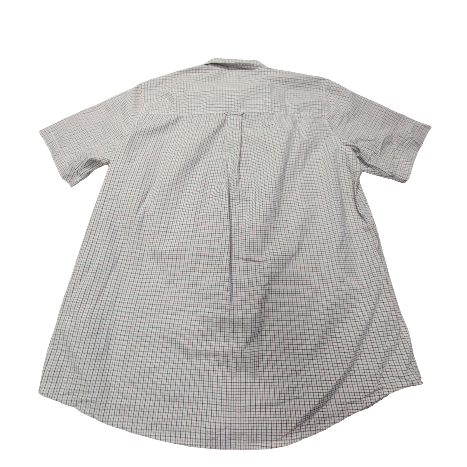 Chemise CHAPS à carreaux rouge et noir manches courtes taille L #157e