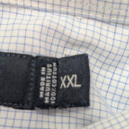 Chemoise Nautica bleu petits carreaux taille XXL #131msch