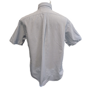 Chemise Ralph Lauren L Classic Fit bleu rayures Oxford manches courtes