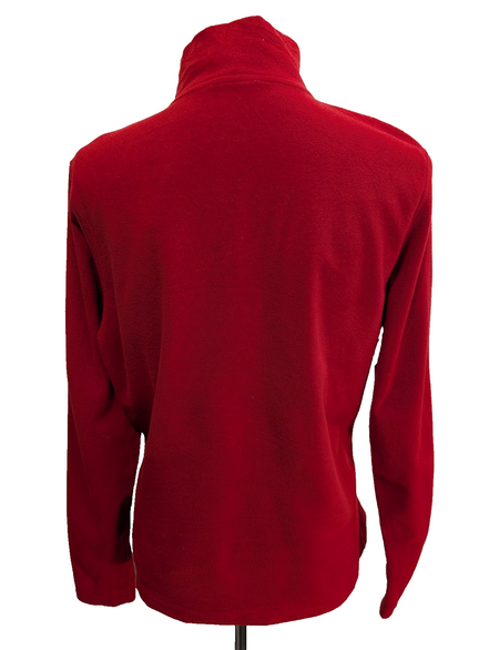 Pull Polaire Femme The North Face TKA 100 Rouge Col Zippé - Taille L