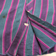 Chemise Wrangler Western Vintage M Vert Violet Pression Cowboy