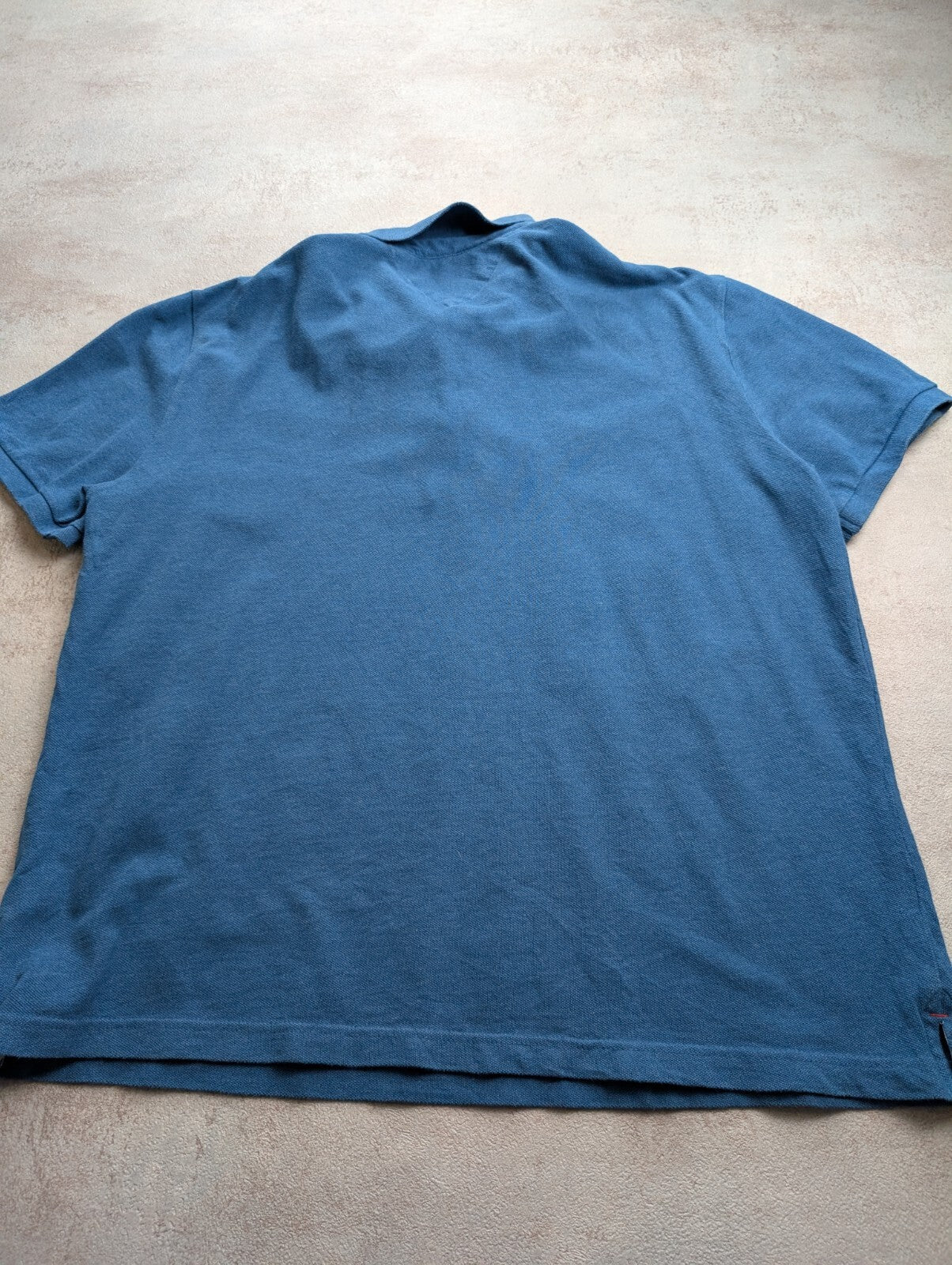 Polo Tommy Hilfiger bleu pétrole taille XL #280poltom