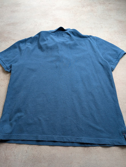 Polo Tommy Hilfiger bleu pétrole taille XL #280poltom