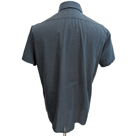 Chemise Cintas Workwear Flex M Vert Foncé Manches courtes 2 Poches Poche Stylo