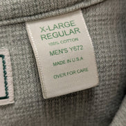 Chemise 2 poches L.L. Bean verte pâle manches courtes taille XL