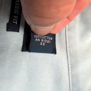 Chemise Ralph Lauren Taille XXL Classic Fit Bleu Ciel Oxford Logo Rose Hong Kong