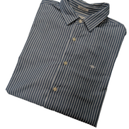 Chemise Dockers bleu à rayures taille L #168msch