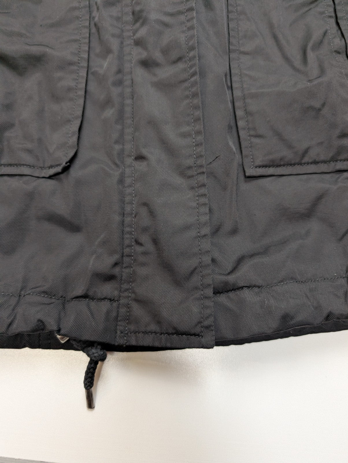 Veste Longue femme LEVI'S Noire Doublée Sherpa Fourrure - Taille XL
