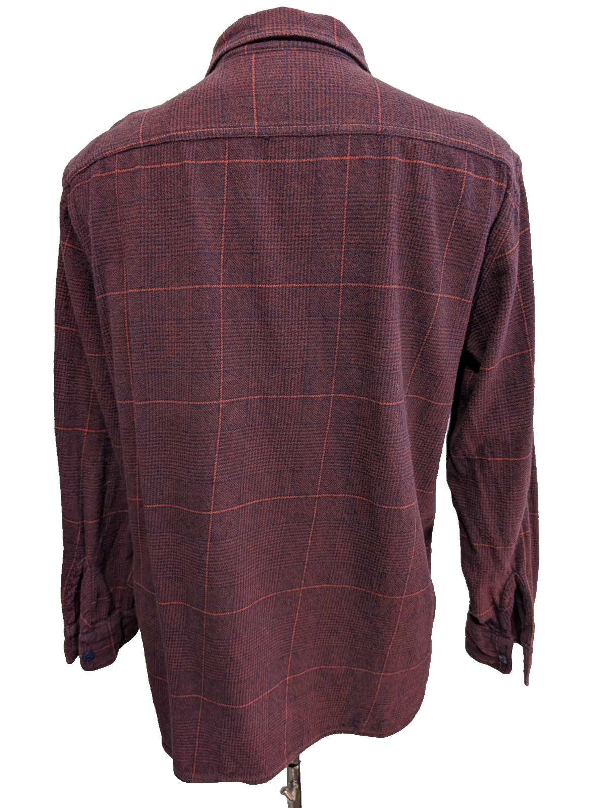 Chemise LEVI'S Relaxed Flanelle Très Épaisse Bordeaux Manches Longues 🔥 - T.L