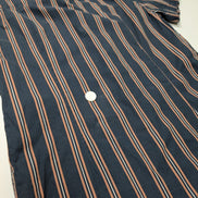 Chemise manches courtes Guess noir à rayures taille M #119msch