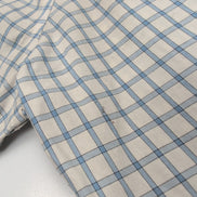 Chemise Nautica carreaux bleu blanc manches longues 1 poche XL