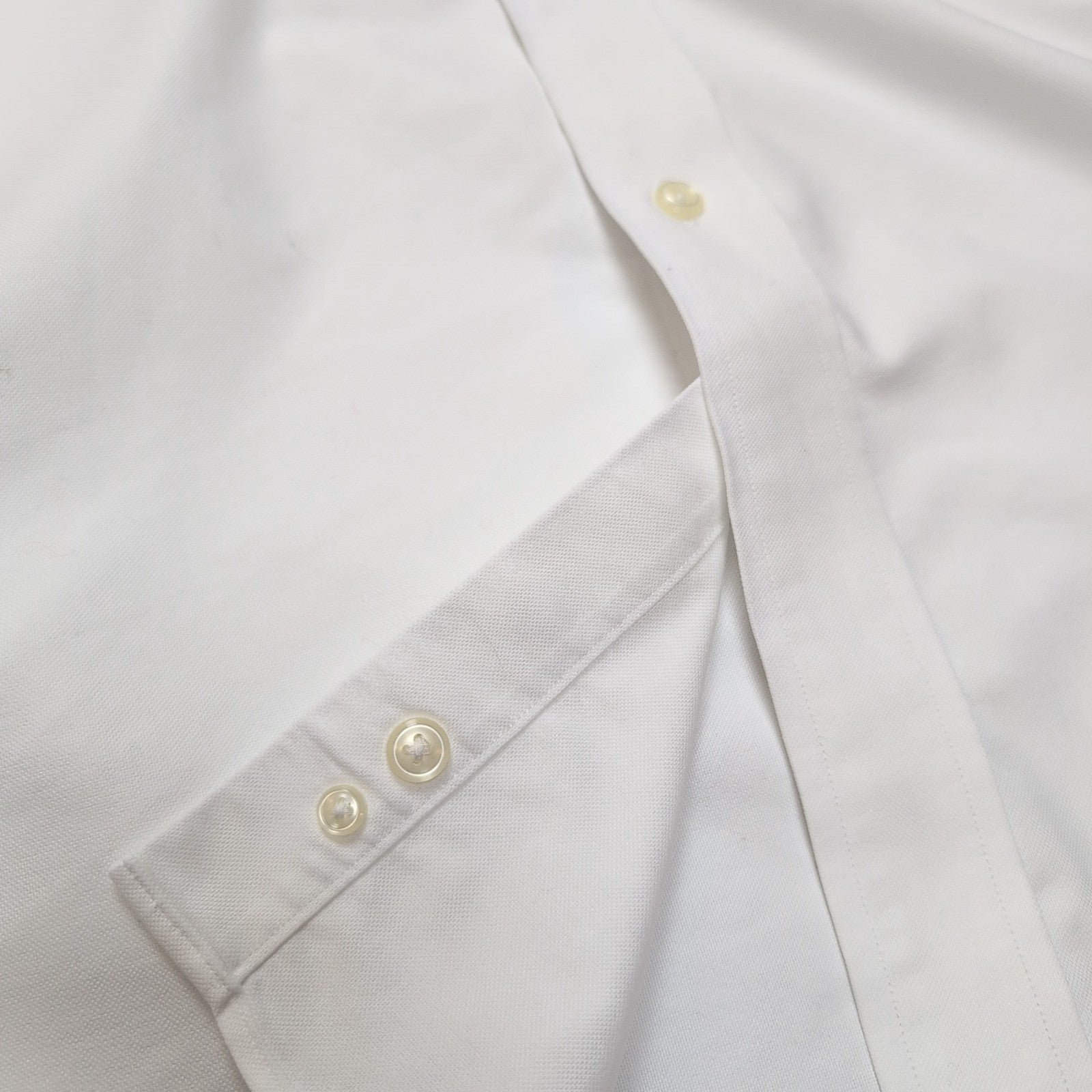 Chemise L.L. BEAN Homme XXL Blanche Manches Longues Coton Premium
