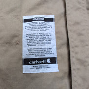 Chemise Carhartt FR 3XL Beige Neuve Étiquette Workwear manches longues