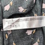 Robe d'été Femme M Noire Fleurie Viscose Bretelles Fines Réglables