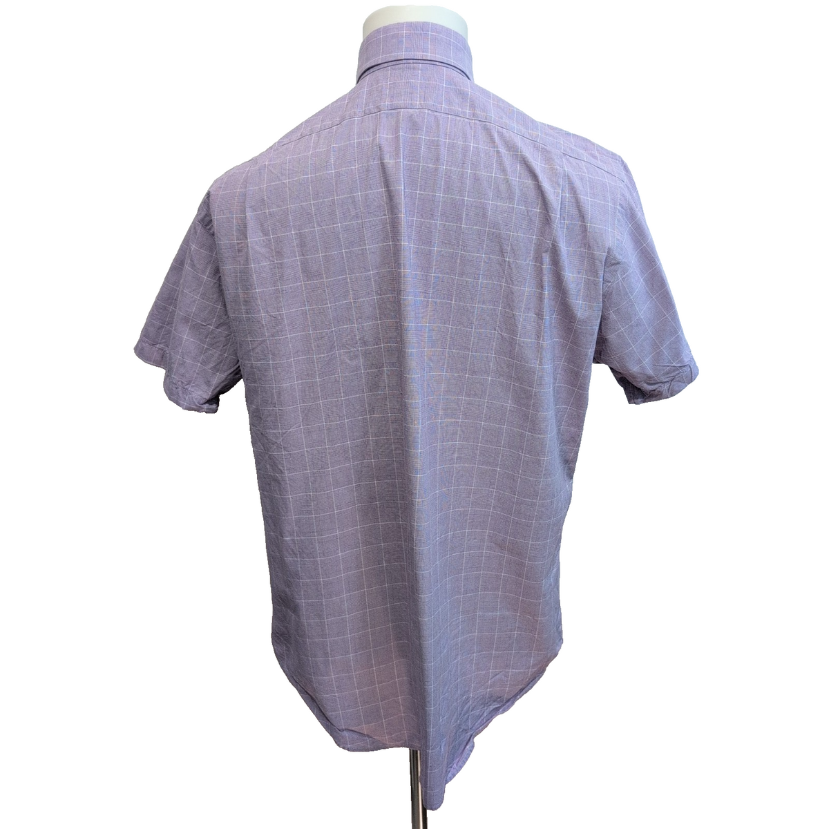 Chemise Polo Ralph Lauren Regent Classic Fit Violet Carreaux M/L manches courtes