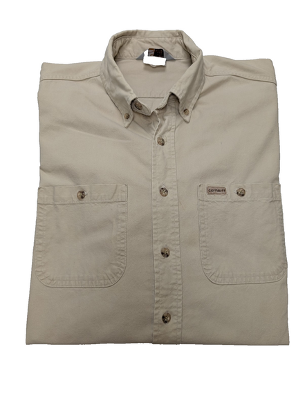 Chemise Carhartt beige crème taille XL / XXL VINTAGE TBE