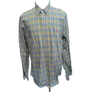 Chemise Shirt Ralph Lauren Carreaux Multicolore Logo Rose XL Button Down