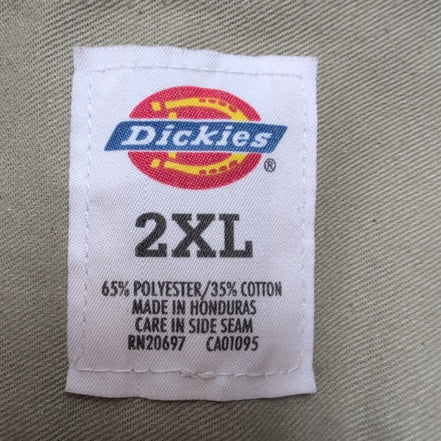 Chemise Dickies Workwear 2XL beige manches courtes work rare XXL