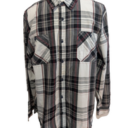 CHEMISE LEVI'S Carreaux Noir Rouge Blanc XXL Homme Coton Sportswear