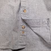 EDDIE BAUER Flanelle Grise XL Classique EE VINTAGE 100% Coton | 323S