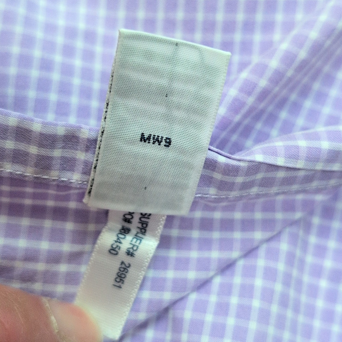 Chemise Ralph Lauren Classic Fit XXL Lilas Carreaux Logo Vert manches longues