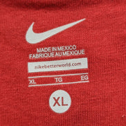 ➜ Sweat à Capuche Nike - Grand Logo Swoosh - Rouge Foncé - Taille XL