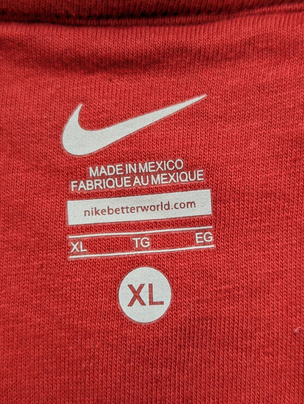 ➜ Sweat à Capuche Nike - Grand Logo Swoosh - Rouge Foncé - Taille XL