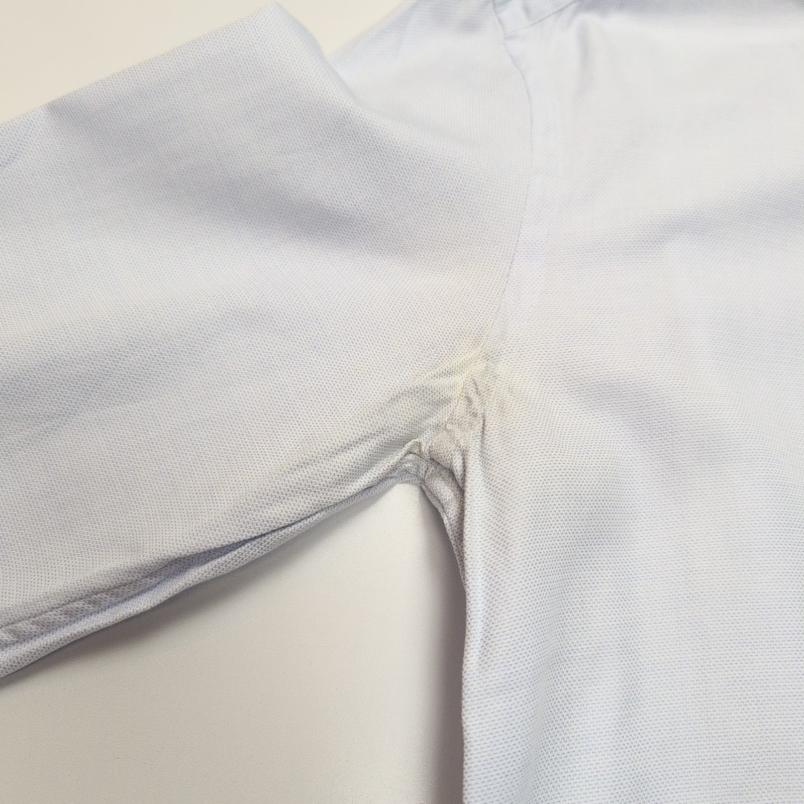 Chemise HUGO BOSS Slim Fit 100% Coton Piqué Bleu Clair Taille 42 L/XL
