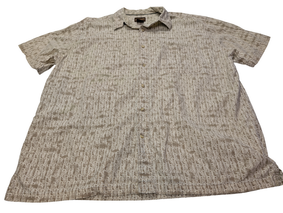 Chemise hawaïenne St John's Bay manches courtes taille XL #636 hawaienne