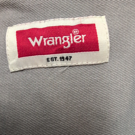 Chemise Wrangler Manches Courtes Grise à Poches Stretch Taille S
