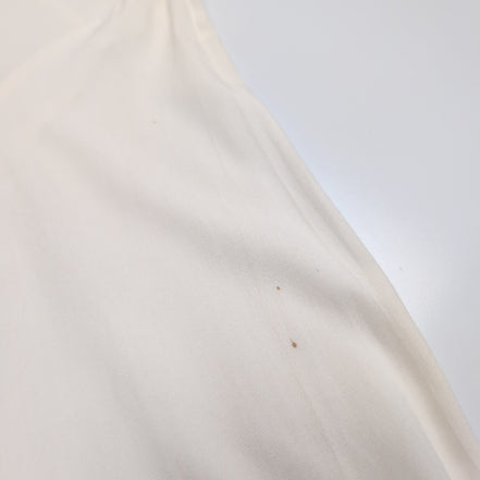 Chemise Hawaïenne Femme Emilie.K S Neuve Étiquette 100% Viscose Blanc Dégradé