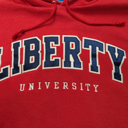 ➜ Sweat à Capuche Champion Vintage - Liberty University - Rouge - Taille L