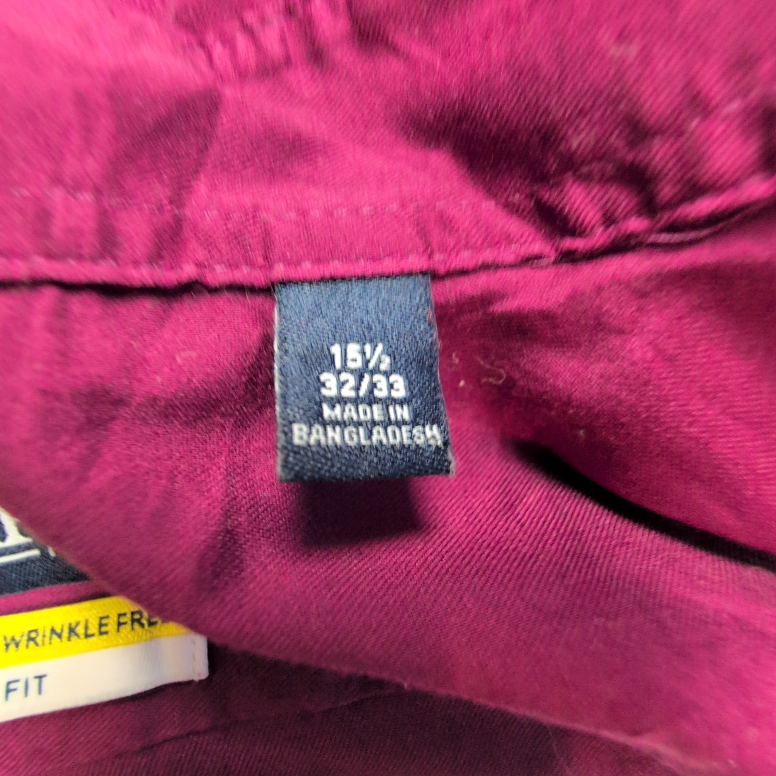 Chemise CHAPS violet uni brillant taille M/L #139e