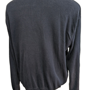 Pull Sweat Polo Ralph Lauren Col Rond Bleu Marine Taille M Logo Vert