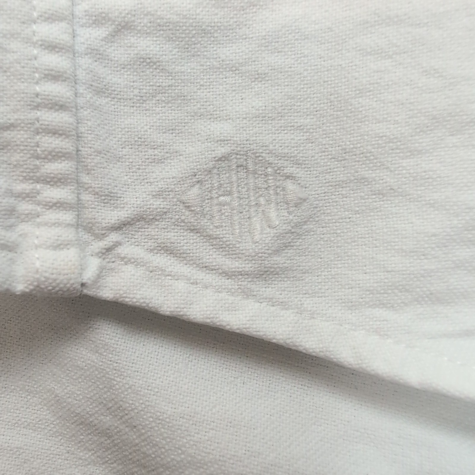 Chemise Ralph Lauren Enfant XL 18-20 Blanche Logo Blanc Button Down Shirt