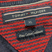 Pull Tommy Hilfiger Homme Bleu - Pima Cotton & Cashmere Blend - Taille XL