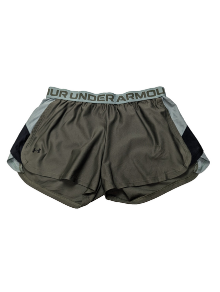 Short de sport Under Armour Kaki - Femme Taille L