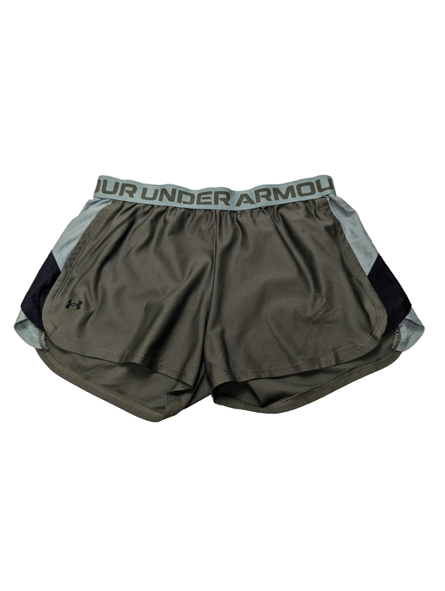 Short de sport Under Armour Kaki - Femme Taille L