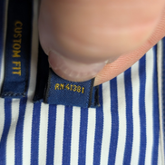 Chemise Polo Ralph Lauren bleue à rayures enfant Taille 12 L custom Fit