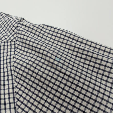 Chemise Tommy Hilfiger à Carreaux Bleu Foncé et Blanc 1 Poche - Taille L
