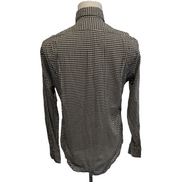 Chemise Polo Ralph Lauren M Slim Fit Noire Blanche Carreaux Shirt Col Classique
