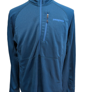 Sweat Polaire Patagonia Polartec Vert Poche Zippée - Homme Taille M