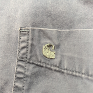 Chemise Carhartt 2XLT Relaxed Fit Bleu Marine Manches Courtes 100% Coton