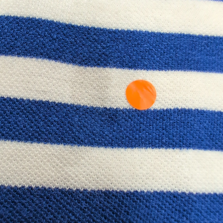 Polo Ralph Lauren Homme XS Bleu Blanc Rayures Logo Orange Polo Manches Courtes