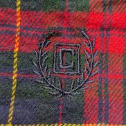 🔥 CHEMISE FLANELLE CHAPS XL (TG) TARTAN ROUGE VERT BLEU LOGO BRODÉ