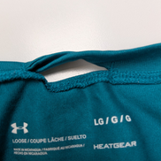 T-shirt de Sport Under Armour HeatGear Femme Vert Taille L