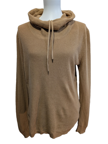 Pull Ralph Lauren (Lauren) Femme L Col Roulé Large Cordon Plaque Logo 🏷️