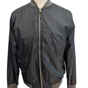 Blouson Bomber Jacket Noir M Veste Aviateur Homme Varsity Old Navy